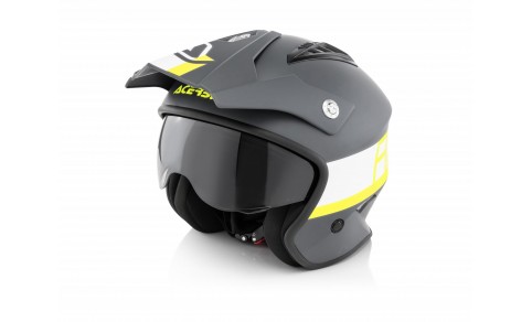helmet jet aria black/yellow 066